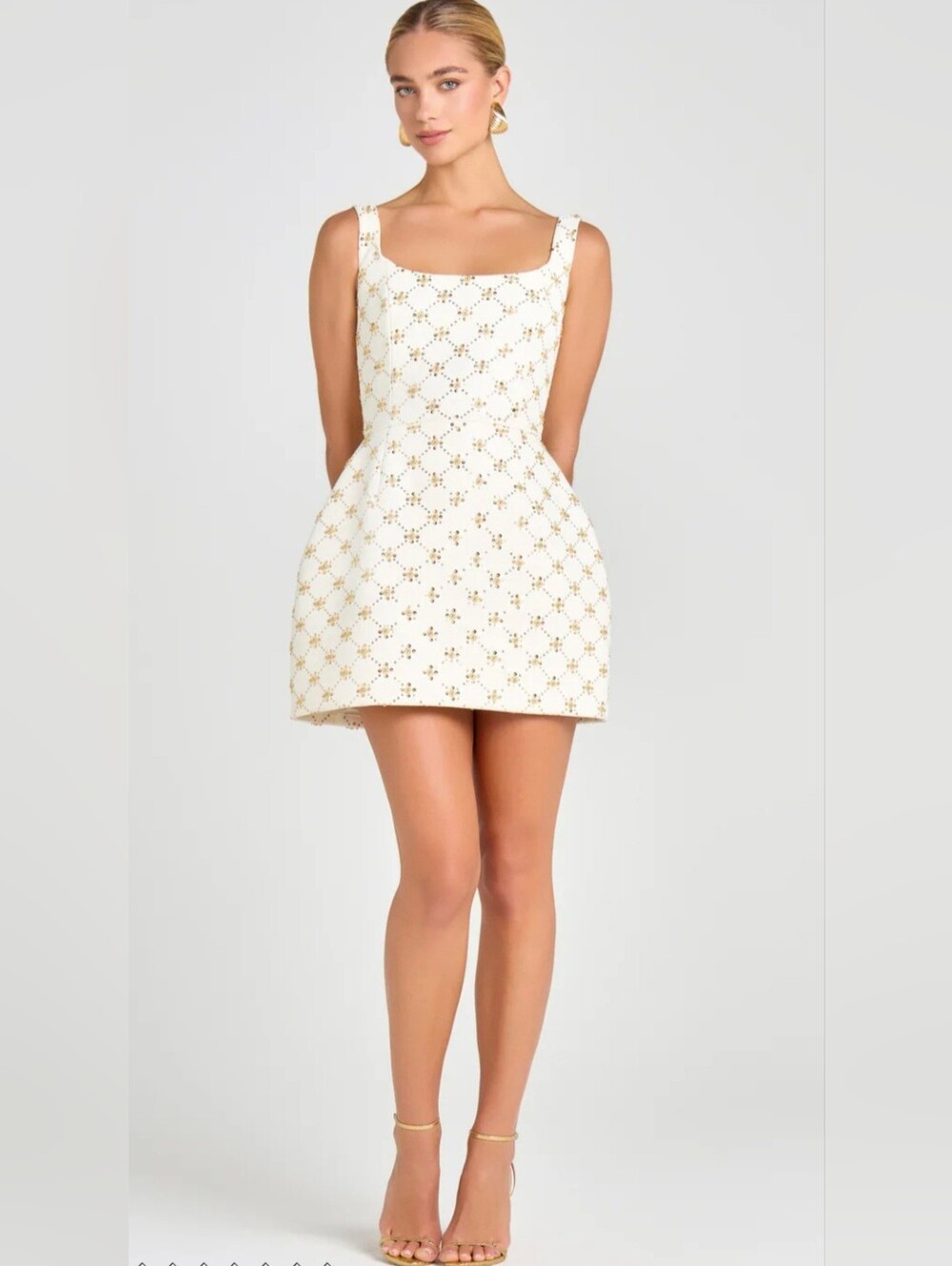 Nadine Merabi Sofia Ivory Dress XS/ 2 US